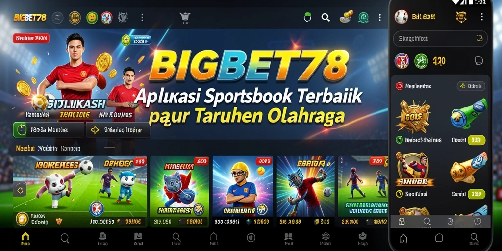 Tampilan gameplay Sportsbook menegangkan dan interaktif di BIGBET78.