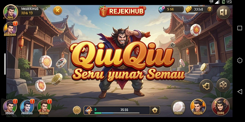 Screenshot gameplay menarik dari REJEKIHUB QiuQiu.