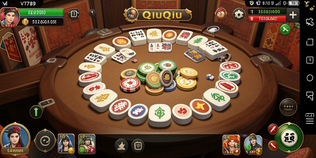 Screenshot gameplay QiuQiu yang menarik dan seru.