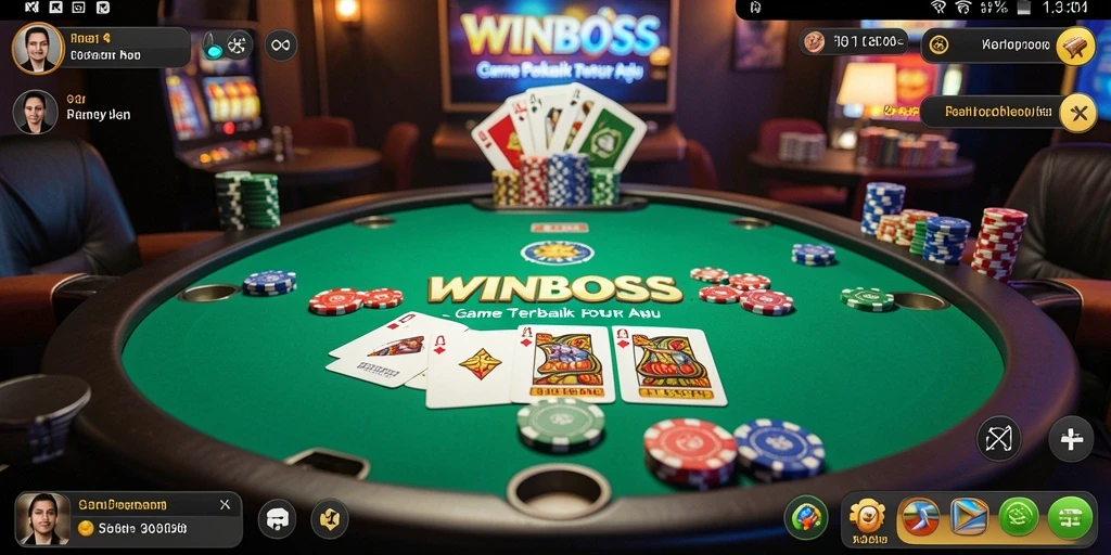 Tampilan screenshot gameplay WINBOSS yang mendebarkan dan interaktif.